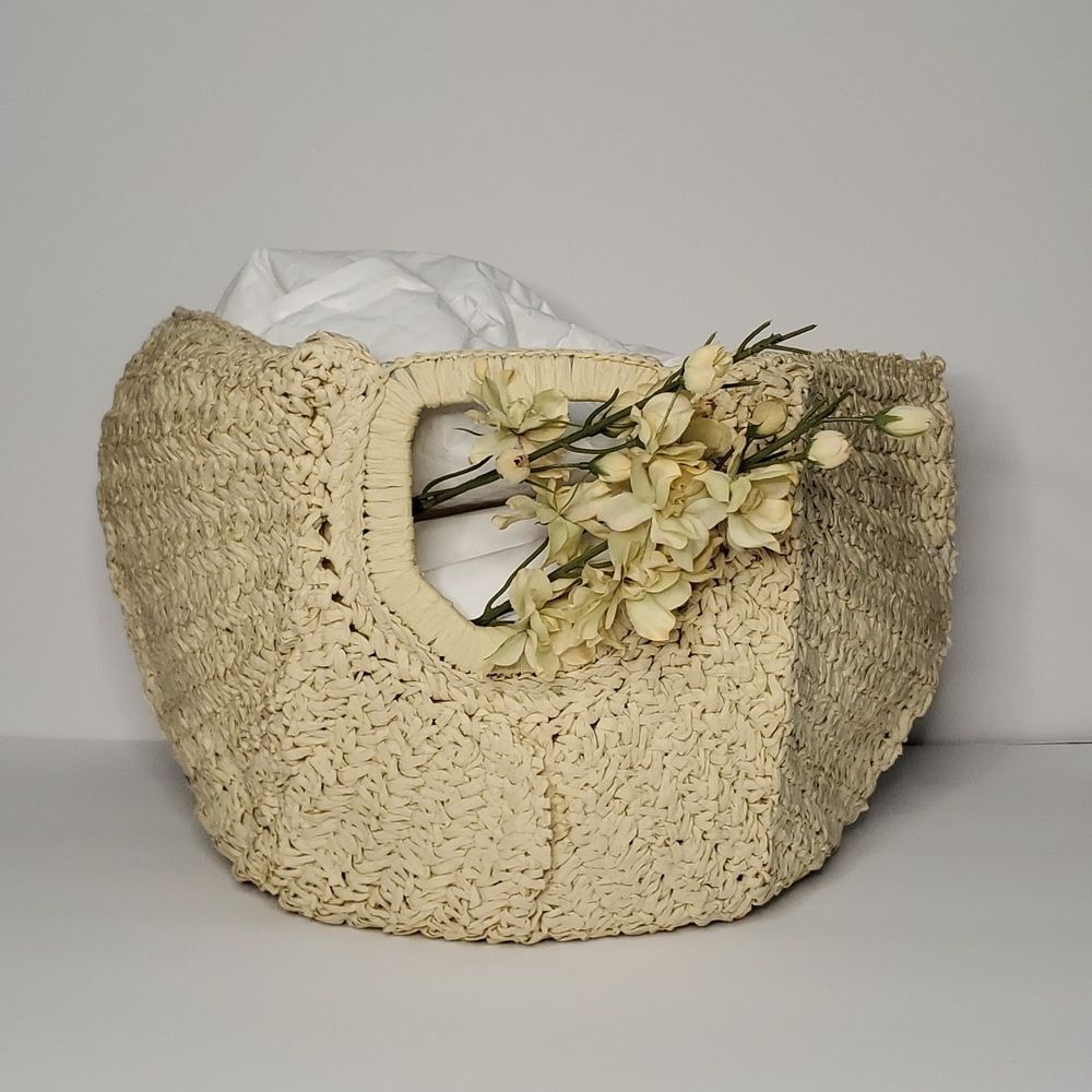 🆕 RAMLA HAND WOVEN BAG MSRP $250